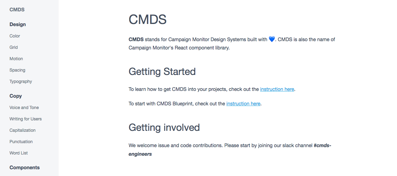 CMDS – Intro